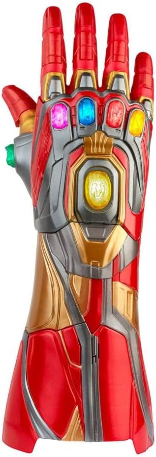 Hasbro Marvel Legends Series Avengers End Game Electric Iron Man Nano Gauntlet with Movable Joints, Electronic Fist, Lights and Movable Sounds, Removable Infinity Stone, F0196 Authentic Product