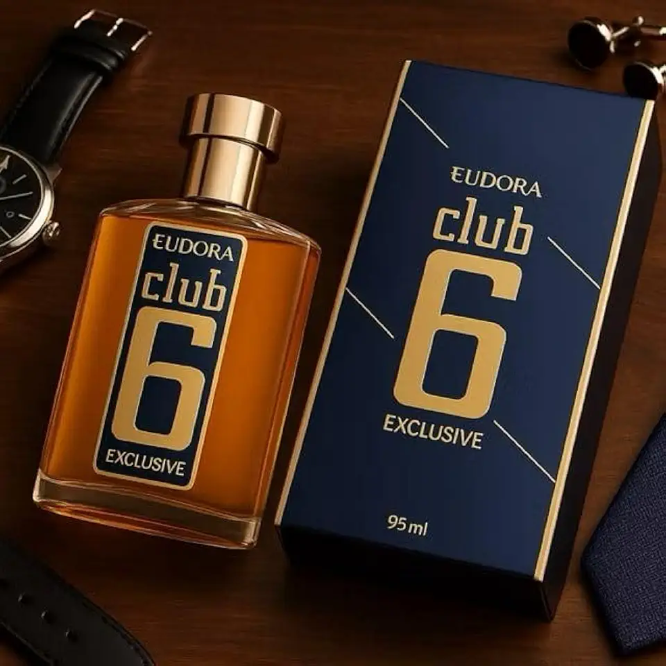 Club 6 Exclusive, Perfume Masculino, Alta Fixação, 95ml