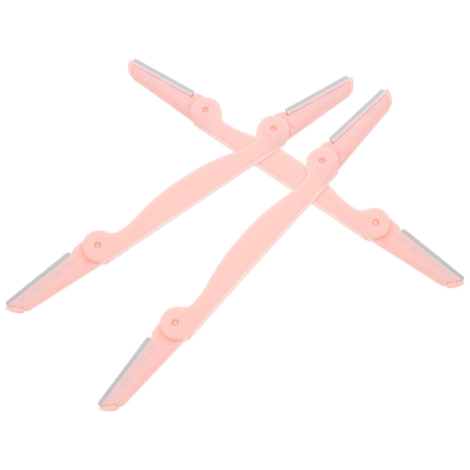 Luxshiny 3pcs Double Head Foldable Eyebrow Razor for Precise Trimming