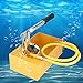 Hydraulic Pressure Test Pump, 2.5Mpa 25KG Manual Hydraulic Water Pressure Test Pump, Pipeline Tester Tool for a Variety of Pressure Vessels, Pipes, Valves and Other Pressure Test, 13ml / Time