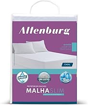 Protetor de Colchão Malha Slim Solteiro Altenburg Malha Slim Branco Solteiro Tecido