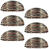 VAPOKF 6 Stück Schalengriffe, halbrunde Schubladenknöpfe, Griffe für Schlafzimmer, Kommode, Schrank, Küchentür, Reihen von Oldtimer-Rennwagen