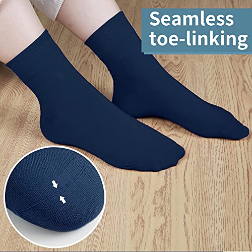 Image of FGZ Women Thin Cotton Socks Soft Cozy Socks Cute Ankle Crew Socks 5 Pairs