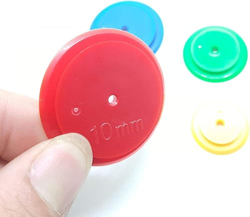 Miniatura 5 de Rueda de coser de 4 tamaños diferentes, 8 unidades, rueda de rastreo de retazos, círculo, puntada de costura, telar de rastreo espacial, herramienta