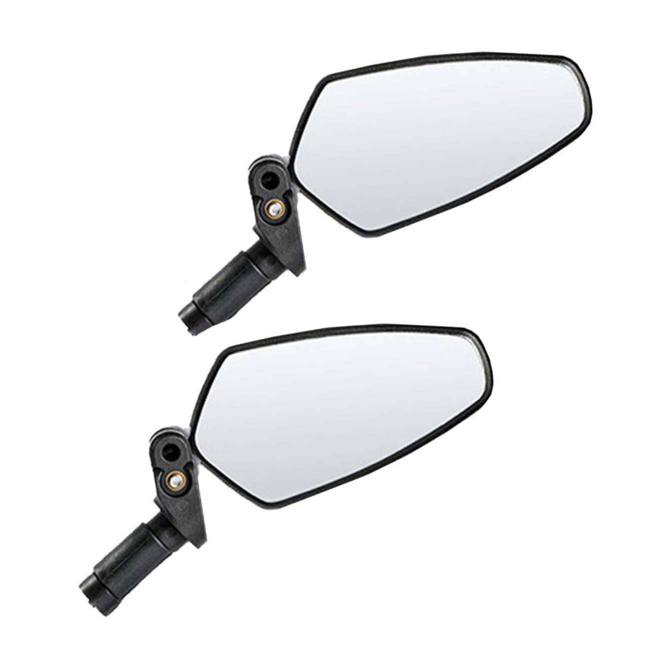 Espejo Retrovisor para Bicicleta Plegable 2 Piezas Negro