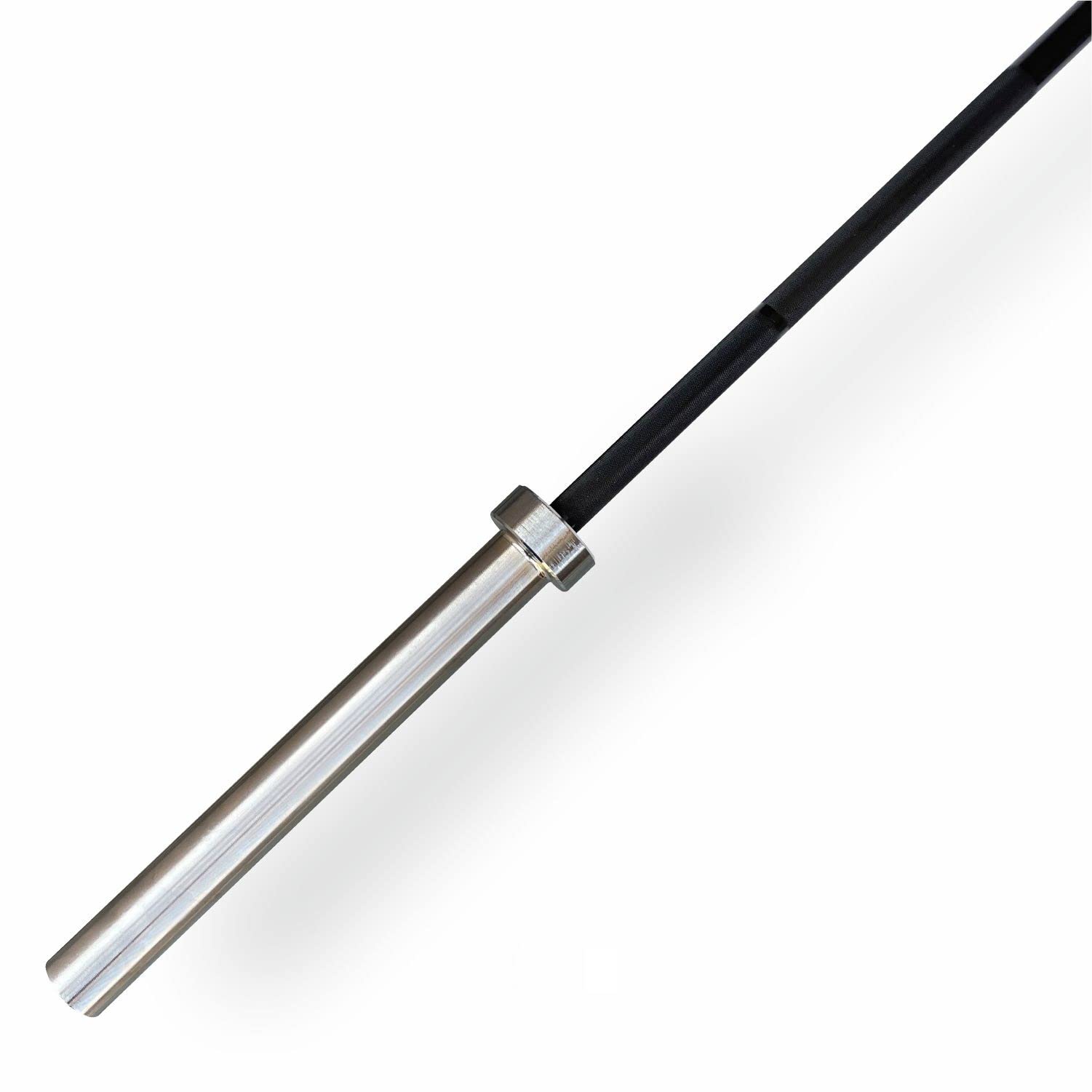 LEEWAY OSTIN Olympic Barbell Bar 7.2 feet| Weight Bar 2200mm, 20kg Gym Bar for Heavy Weight Lifting Training Gym Fitness Workout| Weightlifting, Powerlifting, CrossFit| Gym Home Exercises rod Bar 28mm, Chrome & Black (B09W1KHKJY) Amazon Price History, Amazon Price Tracker