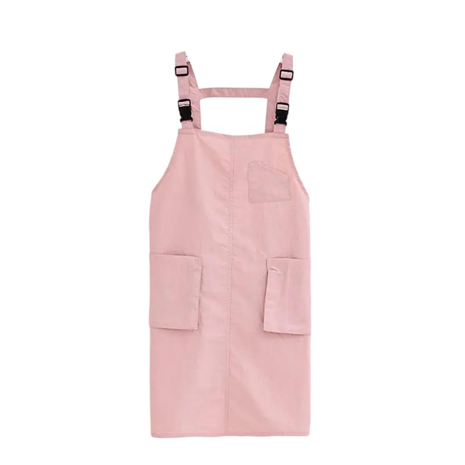 Buxuaaaa Women's D Buckles Pinafore Color Waterproof Apron For With Pockets For Cooking Gardening An Barber Use Barber Apron