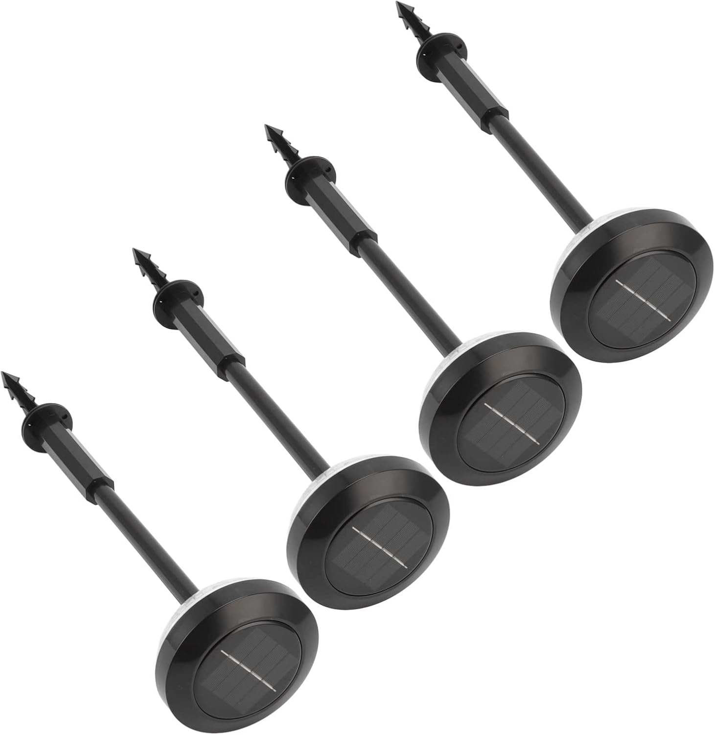 Outdoor Solar Lawn Projection Lamp, Warm Light, 4 Sets - Energy Saving, Long Battery Life, Garden Yard Decoration