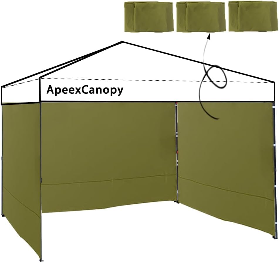 Amazon | ApeexCanopy【3枚セット】 サイドシート(横幕) 高耐水加工