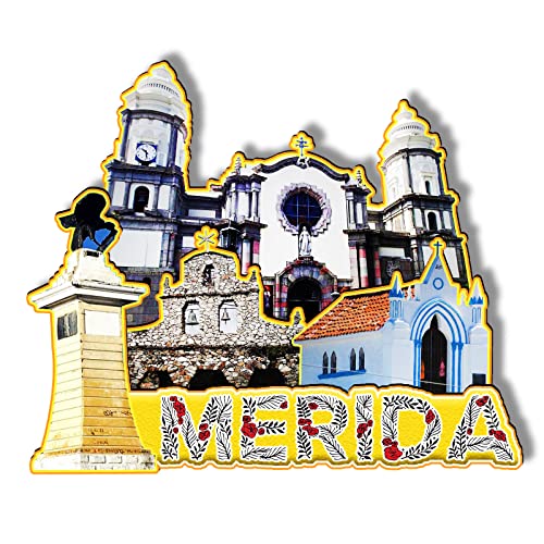 Imán de Madera 3D Merida Venezuela Decorativo miniatura 1