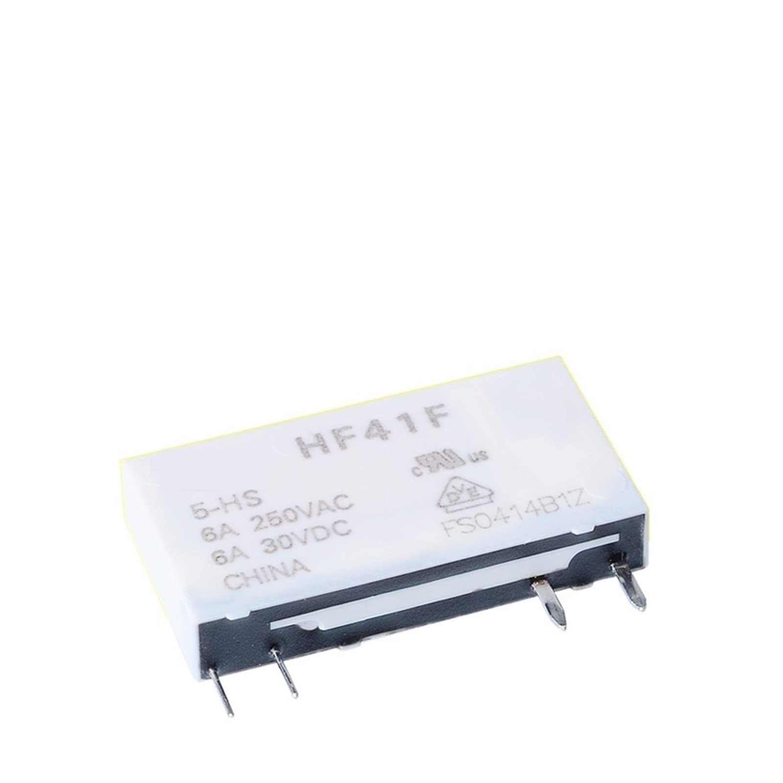 Relais HF41F-005-HS 5VDC à haute endurance thermique 4 broches isolation 6A 250V