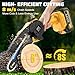 SINPY Akku Kettensäge 2x4000mAh 6 Zoll, Mini Kettensäge mit Akku Handkettensäge Elektro Motorsäge Elektrische, Handkettensäge Akku für Gartenscheren,Geschenke für Männer,Weihnachtsgeschenke für Männer