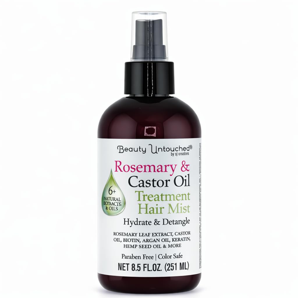 Beauty Untouched Rosemary & Castor Oil Treatment Mist - Hydrate & Detangle
