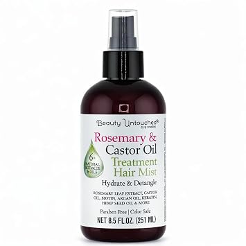 Beauty Untouched Rosemary & Castor Oil Treatment Mist - Hydrate & Detangle