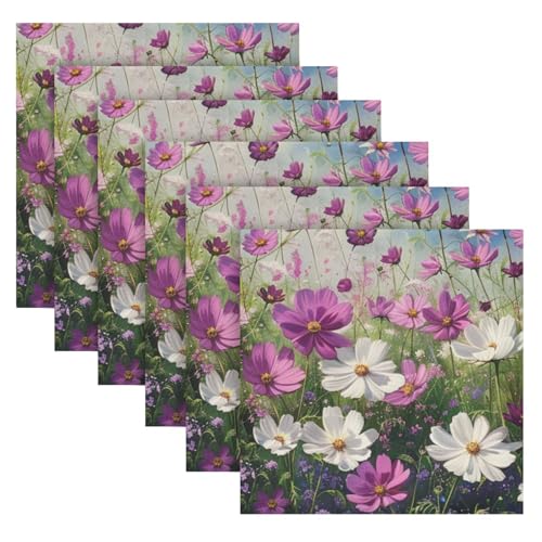 Servilletas de Tela Multicolor 20x20 Pulgadas Pack 6 miniatura 2