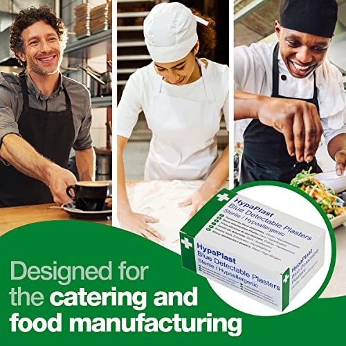HypaPlast Safety First Aid D7010 Blue Detectable Catering Plaster, Assorted, Pack of 100 - Image 7