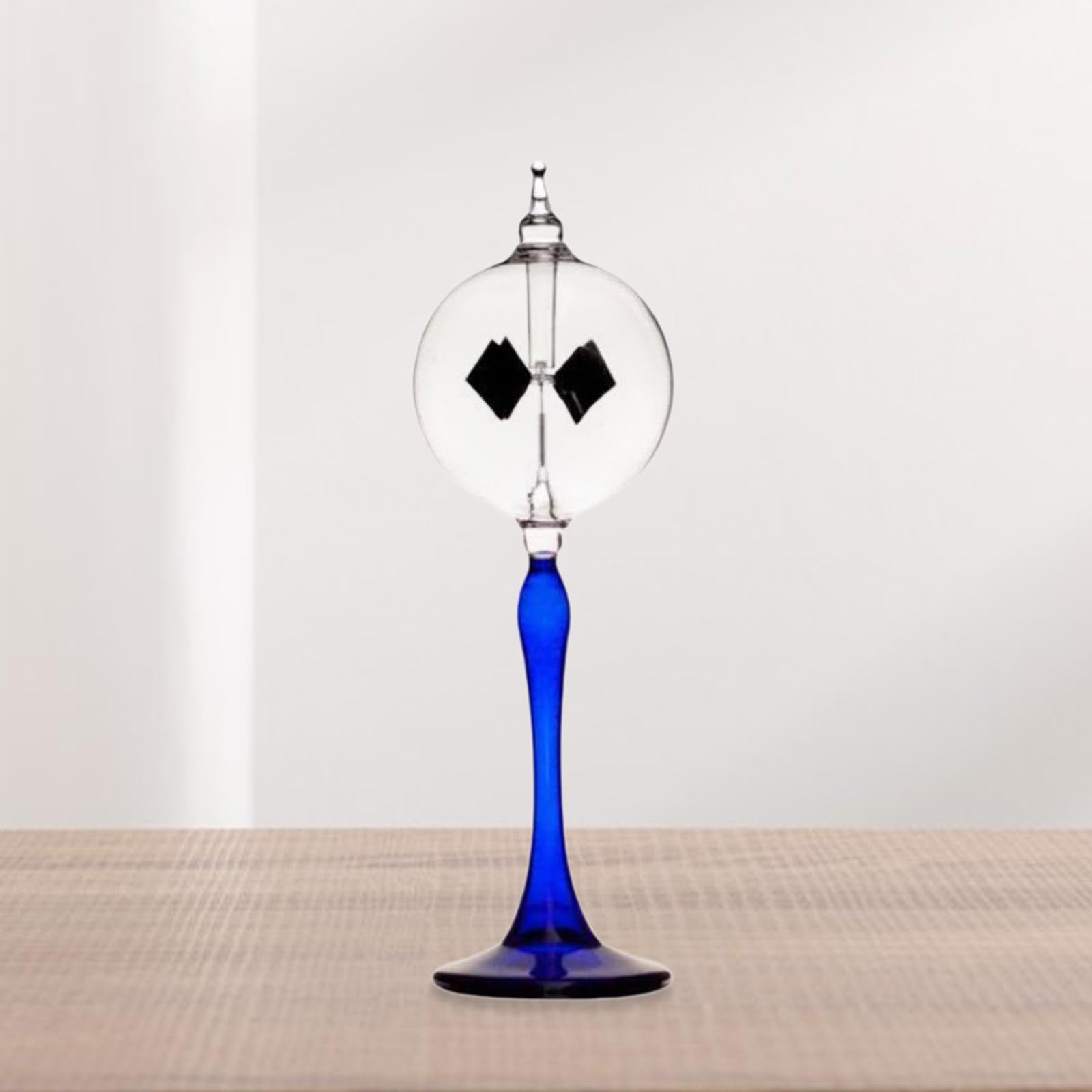 Radiomètre solaire Crookes, moulin à vent scientifique pour bureau, Bleu