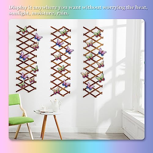 MIVAIUN 3 Pezzi Farfalla in Metallo, Arte della