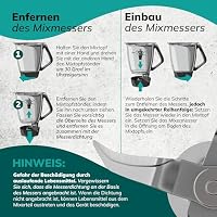 Chef-Mix Alternativ Messer kompatibel mit Thеrmomix TM31 – Ansicht 7