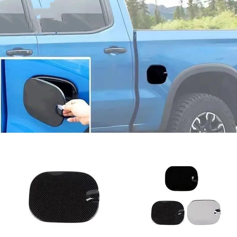 Bouchon de réservoir GMC Sierra style carbone anti-rayures 2019-2026