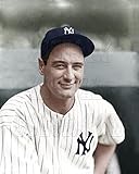 Lou Gehrig Color Photo