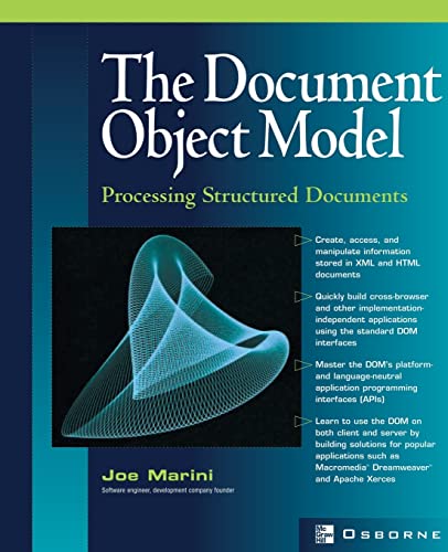 Document Object Model: Processing Structured Documents (One-Off) view 2