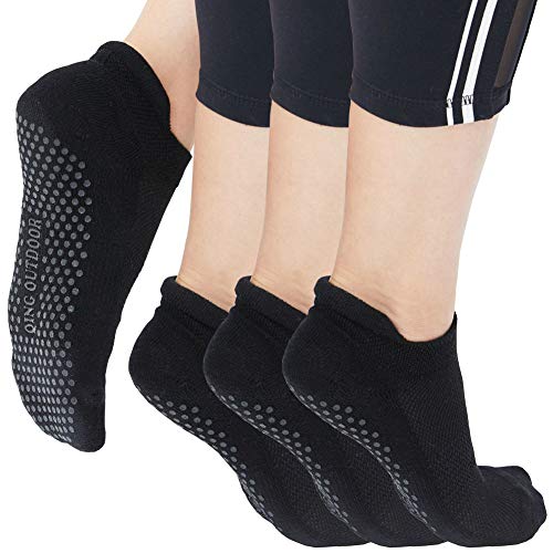 Yoga Socks for Women Non Skid Slipper Socks with Grips Barre Socks Pilates