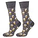 soxo lustige Herren Lange Socken | Größe 40-45 | Bunte Herrensocken aus Baumwolle mit witzigen Motiven | Besondere, mehrfarbig gemusterte Socken für Männer | Bier