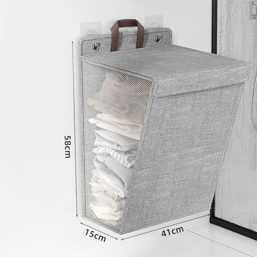 Panier à linge mural pour libérer le sol et stocker les vêtements sales