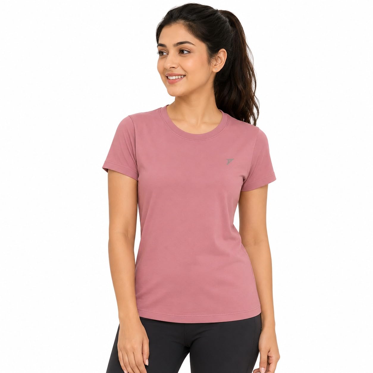 sportywear Gym T-Shirt for Women-Quick Dry Sports & Workout T-Shirt for Women, Activewear for Running, Casual & Gym Use-picture-13