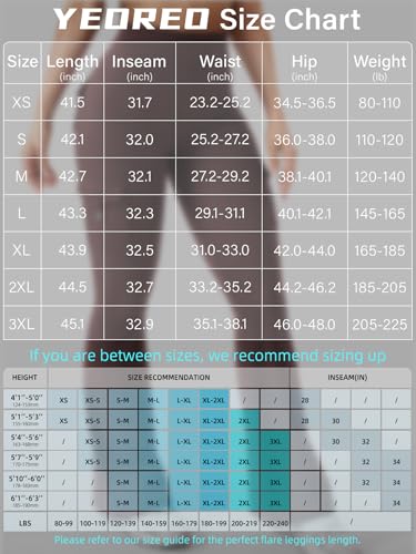 Image of YEOREO CoreFlex Women Workout Flare Leggings
