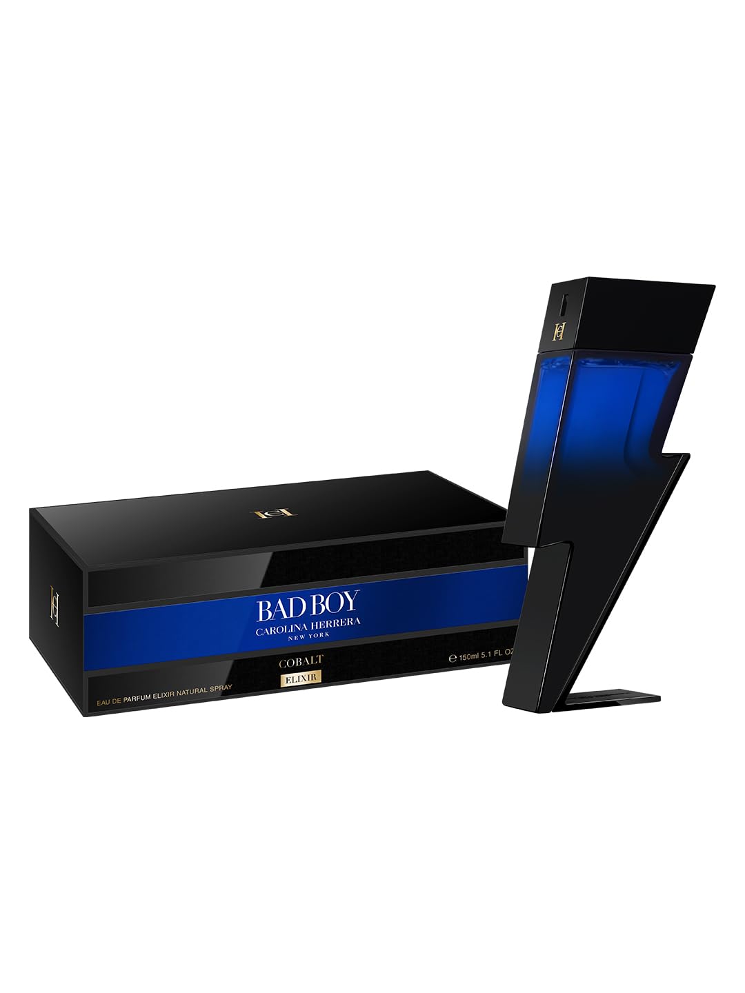 Bad Boy Cobalt Elixir by Carolina Herrera for Men - 5.1 oz EDP Spray - Image 2