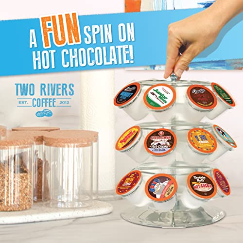 Two Rivers Coffee Hot Chocolate Pods Single Serve Cocoa Variety Sampler Pack Compatible With 2.0 Keurig K-Cup Brewers thumb #2