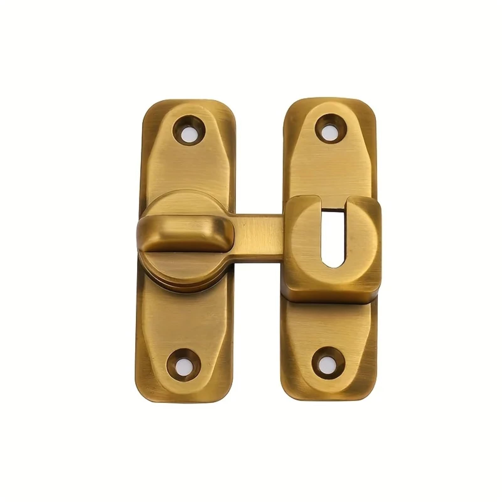 Dqzrtueca Gold Sliding Barn Door Latch 90 180 Degree Flip Up Lock Multicolor For Cabinets Bathroom