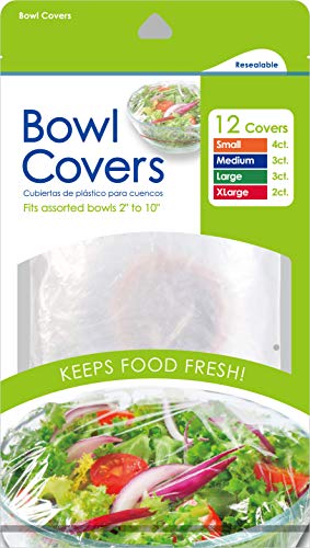 Economy Kitchen Accessory Reusable Bowl Covers 12 Pack