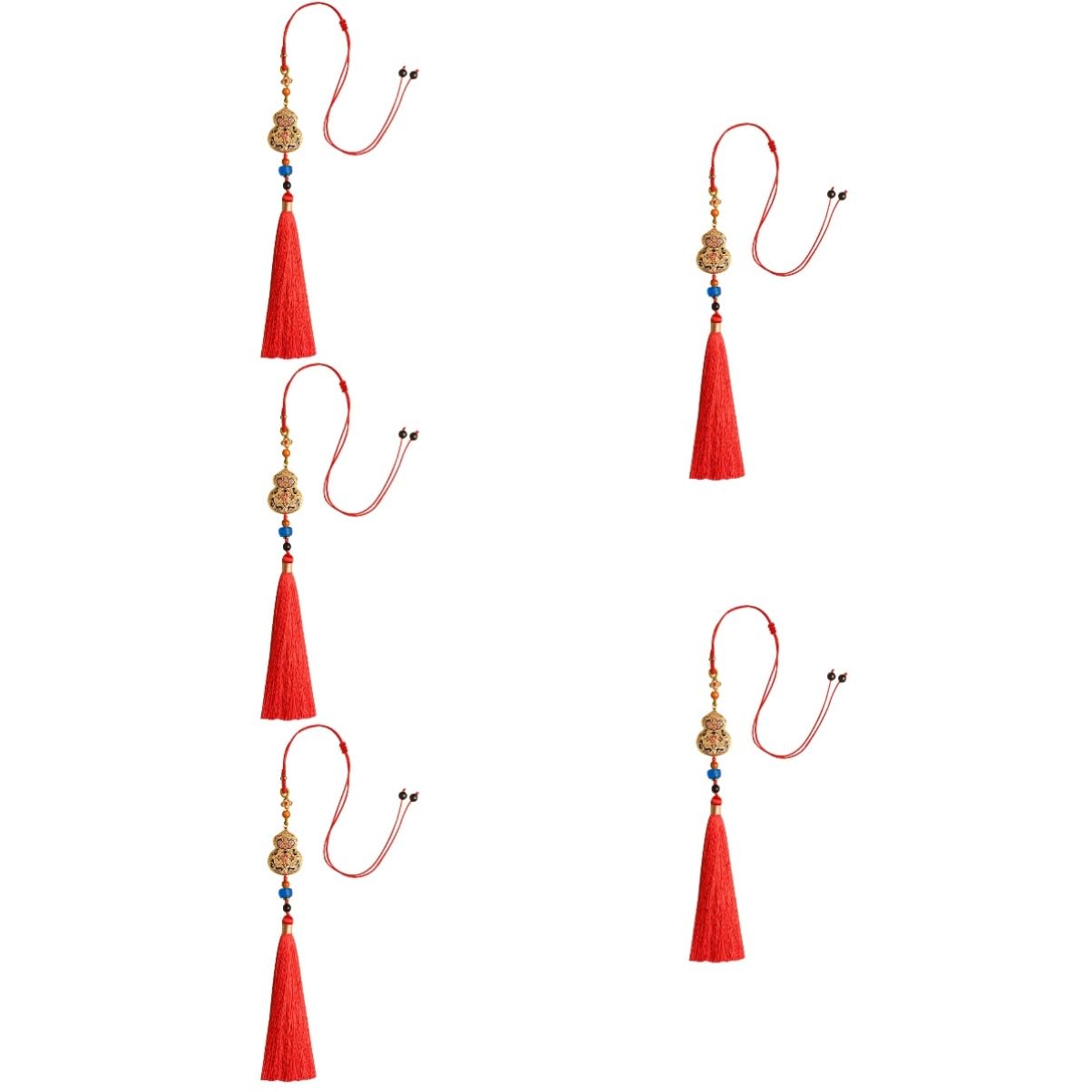 Pendentif en forme de gourde pour la paix : décoration de miroir de voyage Amosfun