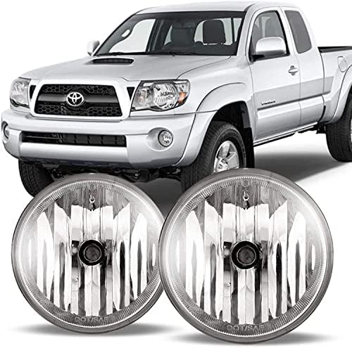 Winjet Compatible with Toyota [2005-2011 Tacoma] [2007-2013 Tundra] [2004-2006 Solara] [2008 2009 2010 2011 2012 2013 2014 2015 Sequoia] Driving Fog Lights + Switch + Wiring Kit