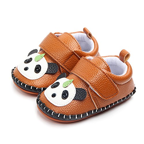 image for LIDIANO Baby Non Slip Rubber Sole Cartoon First Walking Slippers Crib 