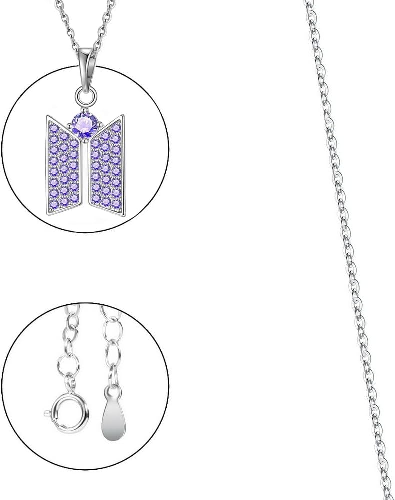 Bangtan Boys ARMY Necklace Cubic Zirconia Jewelry Taiwan Ubuy
