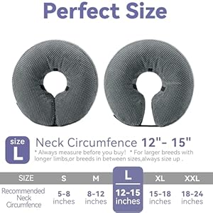 Soft-Inflatable-Dog-Cone-Collar-Alternative-After-Surgery-Dog-Neck-Donut-E-Collar-for-Large-Medium-Small-Dogs-Cats-Post-Surgery-Recovery-Collar-to-Stop-Licking-Grey-L - Cucciolini Doodles   Soft-Inflatable-Dog-Cone-Collar-Alternative-After-Surgery-Dog-Neck-Donut-E-Collar-for-Large-Medium-Small-Dogs-Cats-Post-Surgery-Recovery-Collar-to-Stop-Licking-Grey-L