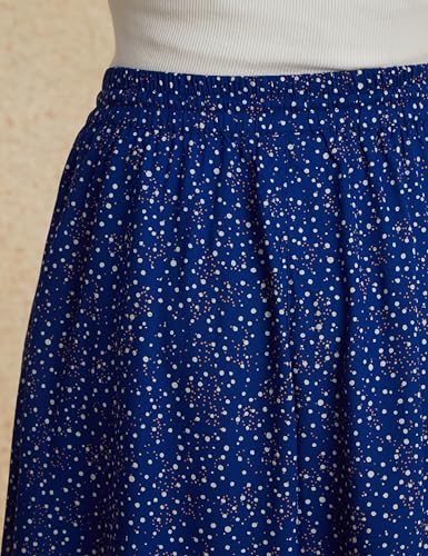 Image of Amazon Brand - Symbol Women Rayon Flared Shorts (with Self Fabric Belt) (Available in Plus Sizes)