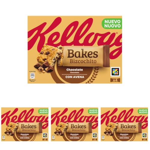 Kellogg's Bizcochito Bakes Choco, 4x45g (Paquete de 4)
