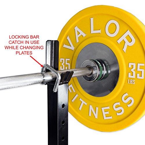 Valor Fitness BD-8 Independent Squat Stand Towers with Adjustable Uprights, J-Hooks, and Safety Catches