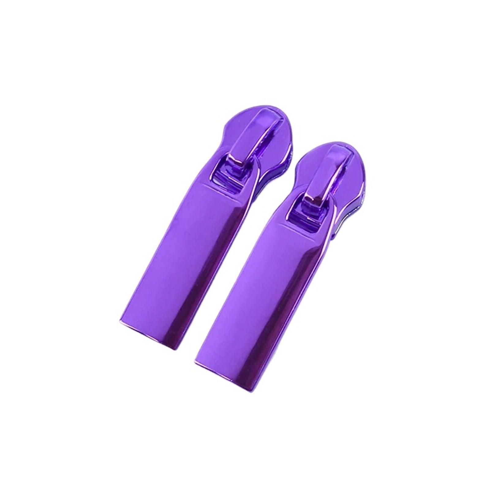 5/10 Pz 5# Estrattore Della Cerniera In Metallo for Cucire Cerniere In Nylon Nastri Cappotto Zip Slider Scarpe Borsa Kit Di Riparazione Accessori Hardware Fai Da Te(ZT148-Purple,10Pcs)