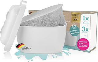 yucona® Wasserfilter Starter-Set für 3 Monate | Für Brita® Marella® Maxtra pro® | 96% weniger Plastik, austauschbare Aktivkohlefilter aus Kokosnussschalen [Made in Germany]