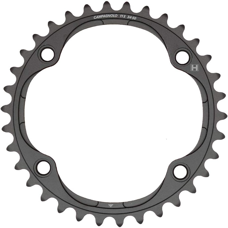 Campagnolo H11 Chainring, Black, 34T Inner