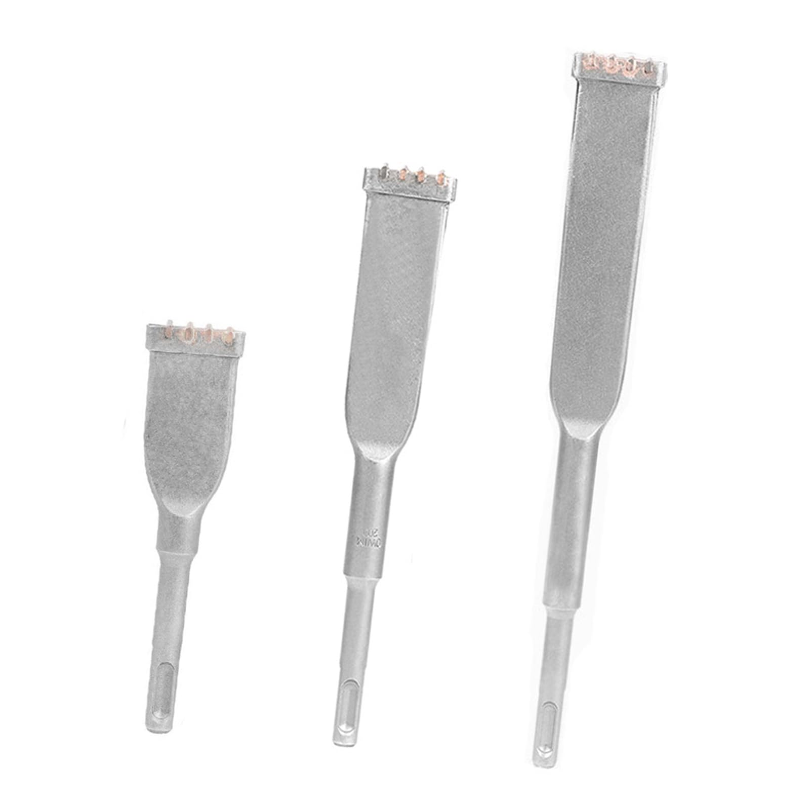 Cinceles multiusos de 32 mm con 4 dientes para perforación de construcción y trabajos de mampostería con cinceles de vástago redondo