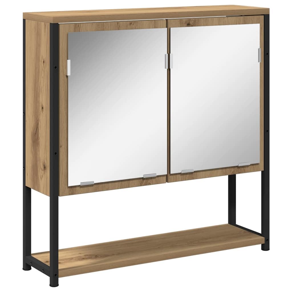 vidaXL Zestaw mebli łazienkowych 3 pcs Brązowy Materiał drewnopochodny, Nowoczesny zestaw mebli łazienkowych, szafka, umywalka, montowane na ścianie, stylowa organizacja w domu