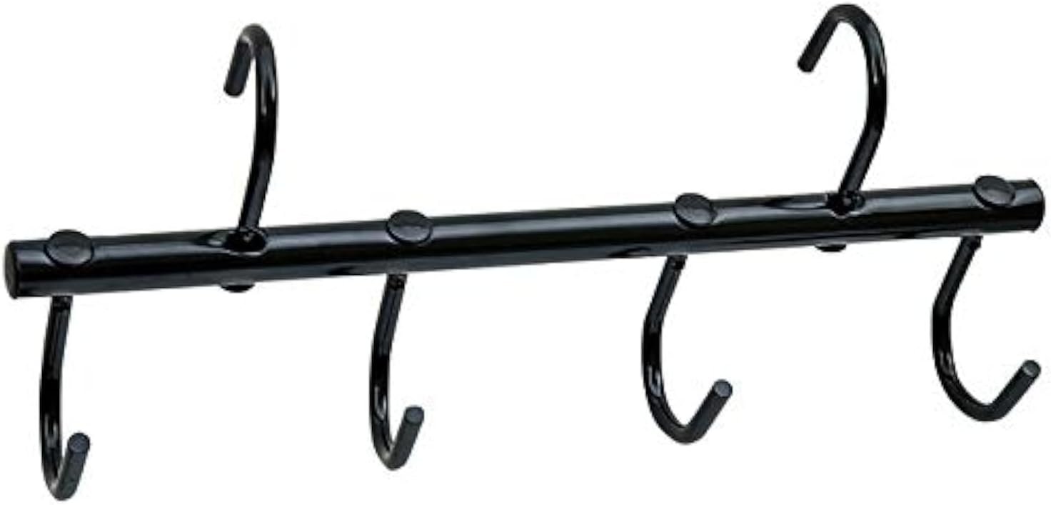 JeffersEquine 4 Hook Portable Tack Rack, Black : Everything Else
