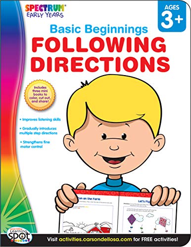Following Directions, Grades Preschool - K (Basic Beginnings)